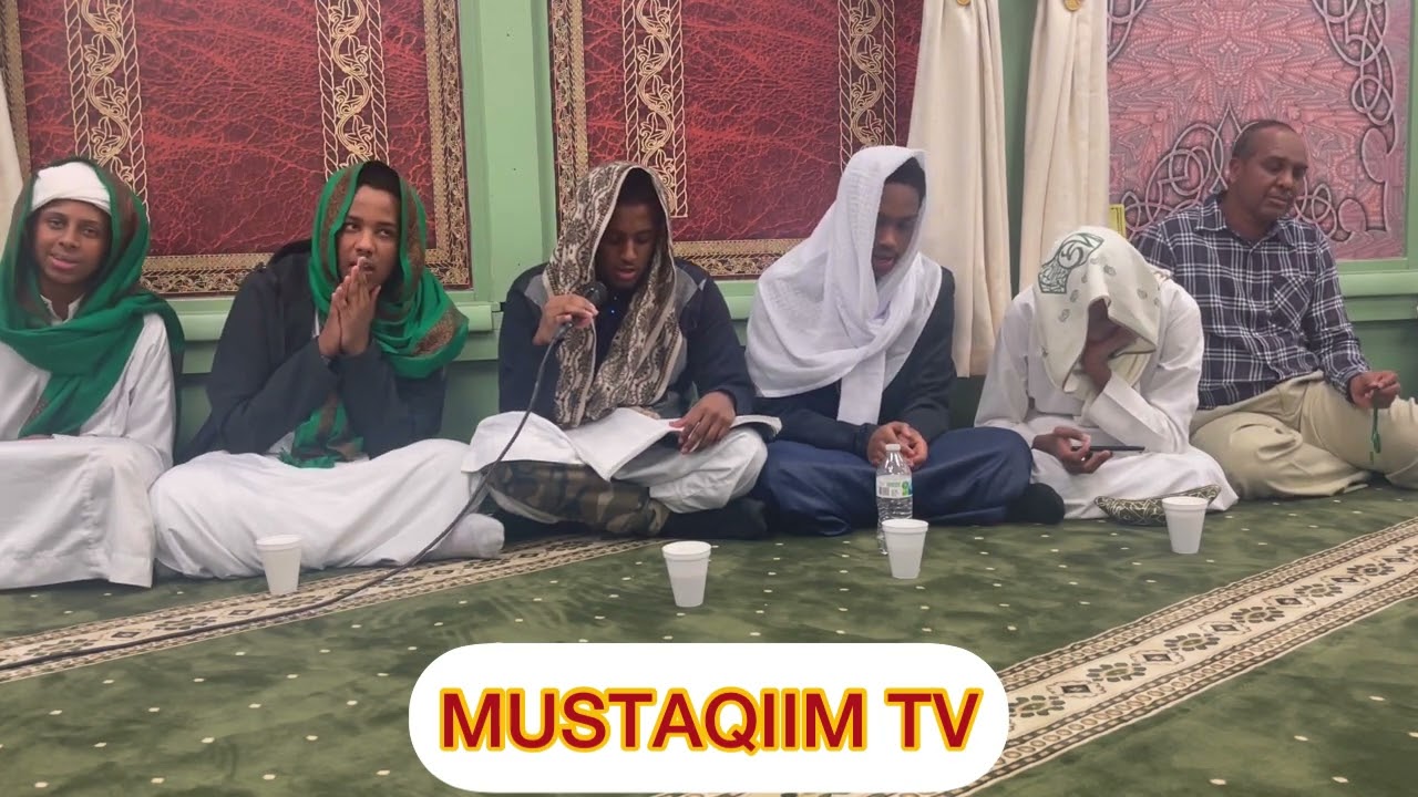 Qasiido Macaan محمد بشر لا كالبشر بل هو ياقوت بين الحجر Masjidka Islamic Center Columbus 20/11/22