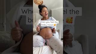 It’s so magical when you feel the baby move 👶🏽 #babymovements #love #babybump #pregnant