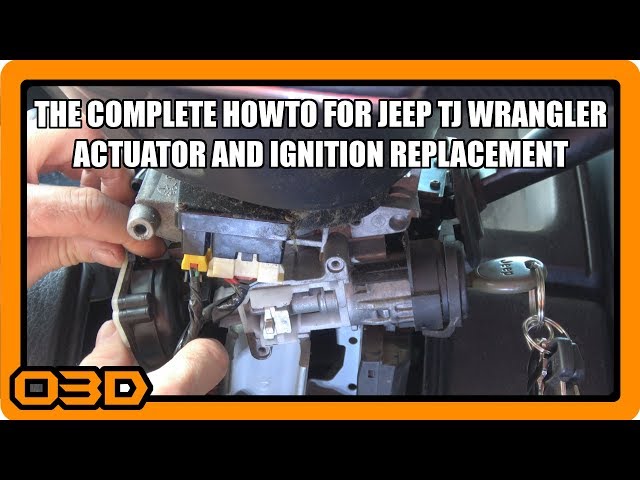 The BEST Jeep TJ Ignition Actuator Replacement Video EVAR! Project 2004 Jeep  Wrangler - YouTube