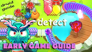 DRUID EARLY GAME QUICK GUIDE - Druid Tack Village - Bloons TD Battles 2 Best Strategy