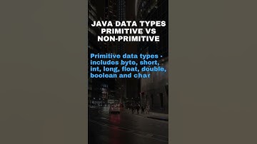 Primitive data types and non primitive data types in Java | #viral #shorts #Jobs Jobs for freshers