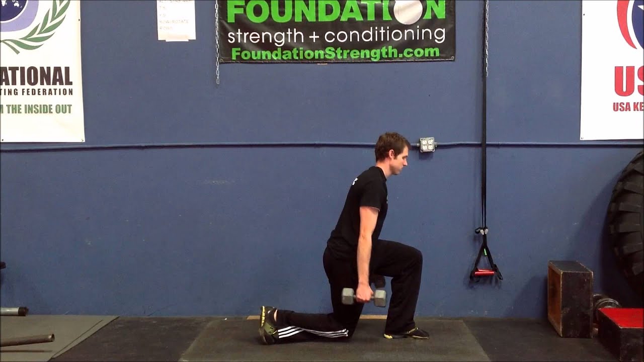 Dumbbell Split Squat - YouTube