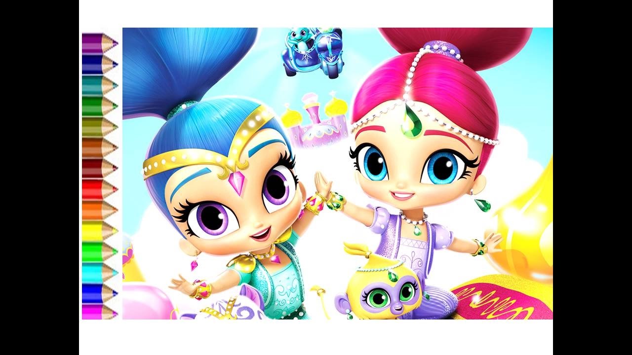 how to draw Shimmer and Shine for kids fun learning art