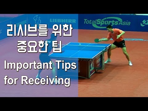 리시브를 <strong>위한</strong> 중요한 팁 Important <strong>Tips</strong> for Receiving