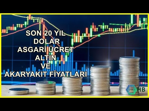 SON 20 YILIN DOLAR ALTIN BENZİN ASGARİ ÜCRET TABLOSU