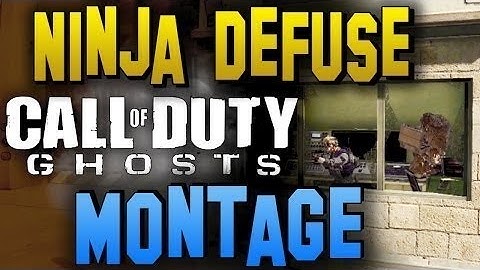 Amazing Ninja Defuse Montage on Cod GHOSTS! (Funny Moments & Fails)