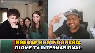 NGERAP PAKE BAHASA INDONESIA KE ORANG LUAR NEGERI  - Ome.Tv Internasional