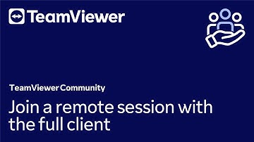 How to join a remote session with the full client