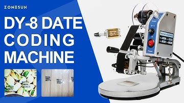 ZONESUN DY-8 Directly-heated Ribbon Date Printer Coding Machine