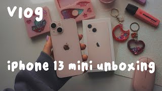 VLOG: Купила iPhone 13 Mini Pink | Распаковка: Розовый Айфон | Влог | Nadish