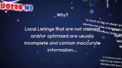 Using Local Listing Sites for More Exposure by optimising your Business Listings