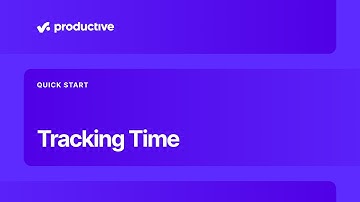 Tracking Time in Productive