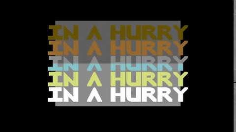 Padua - In a Hurry | C64 Demo