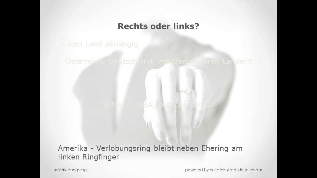 Verlobungsring welche Hand ist die Richtige? - YouTube