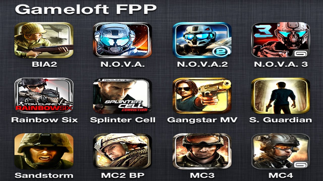iOS Old Games The Beat Gameloft First Person Shooter FPS.