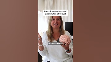 1 Notification Costs You 23 Minutes of Productivity!