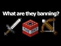 Mojang set to ban &quot;adult weapons&quot; from the game.