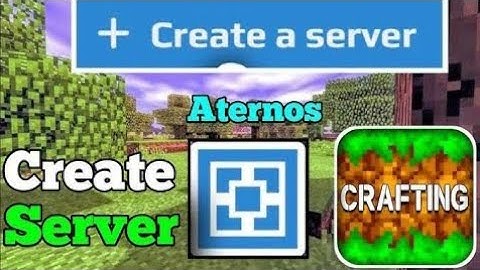HOW TO CREATE SERVER IN CRAFTING AND BUILDING ✅ 