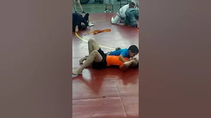 My son Ryan in Brazilian jiu jitsu