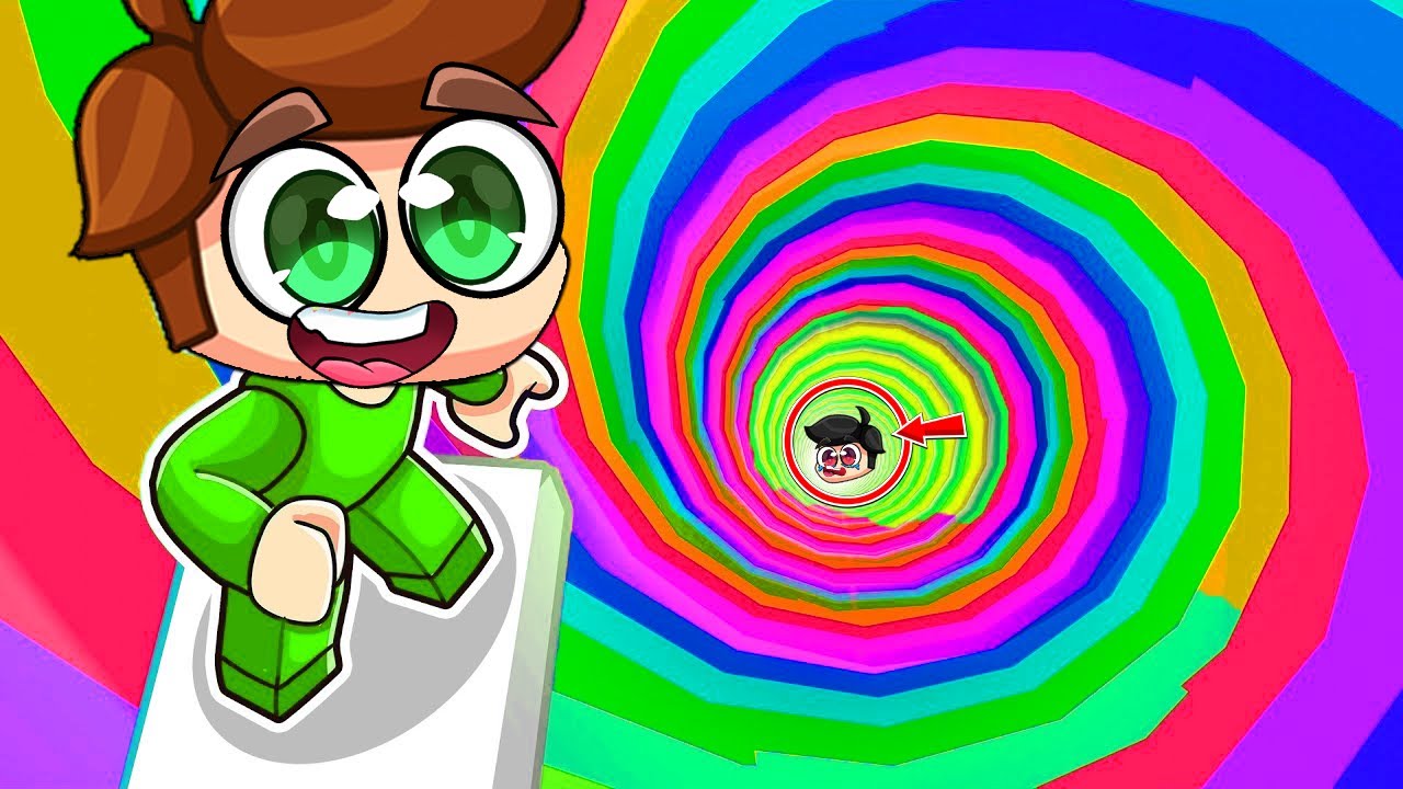 DON’T FALL DOWN THE RAINBOW DROPPER in ROBLOX! YouTube