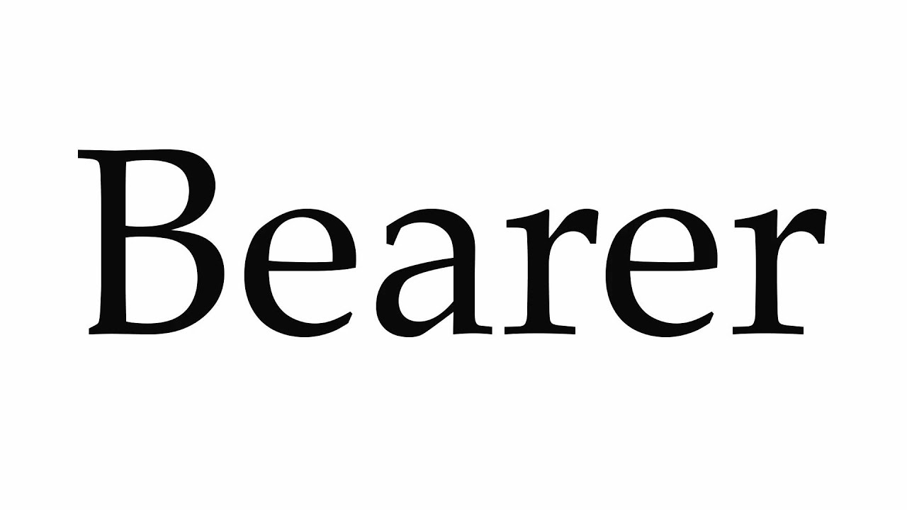 How to Pronounce Bearer YouTube
