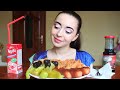 ЛЮБИМЫЕ СОСЕДИ / СОЧНАЯ ПАСТА С СОСИСКАМИ /  MUKBANG asmr Ayka Emilly