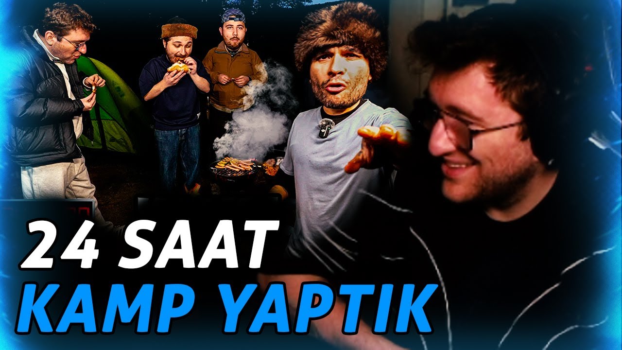 EFE UYGAÇ 24 SAAT KAMP YAPTIK İZLİYOR @bicimali @MesutCanTomay
