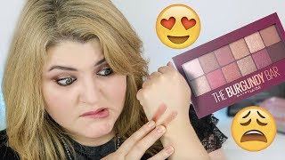 ТЕСТИРУЮ ПАЛЕТКУ MAYBELLINE the BURGUNDY BAR!