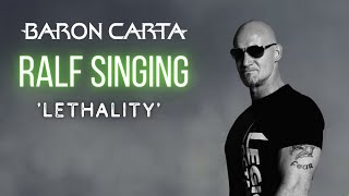 Baron Carta - Lethality - Isolated Vocal Mix | Ralf Scheepers | #Metal