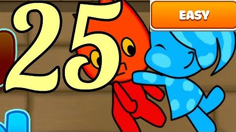 Redboy and Bluegirl Easy Level 25 In Light Temp Maze Android Walkthrough