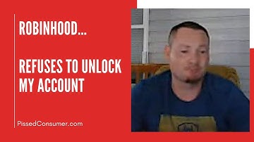 I have been locked out of my account (Robinhood reviews)