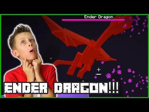 I Defeated the Ender Dragon in Minecraft!!! [Awesomely]