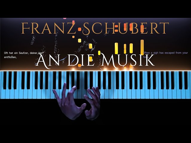 An die Musik (To Music) Schubert class=