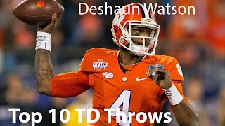 Deshaun Watson Top 10 TD Throws