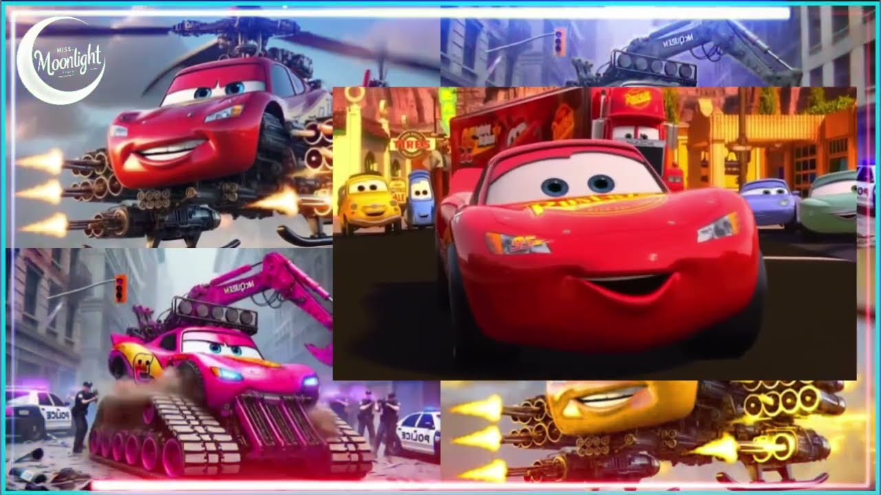 McQueen Monster Fight🎶Coffin Dance and Cover Song🔊 #mcqueen #cartoon #battle #youtube #car #Cover