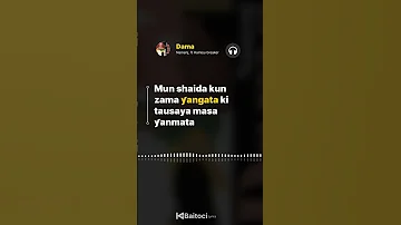 Dama Hamisu Breaker Lyrics Video 