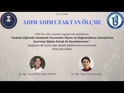 Adım Adım Uzaktan Ölçme Portalı'nın Tanıtımı