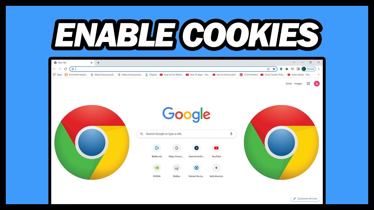 How to Enable Cookies on Google Chrome Step by Step YouTube