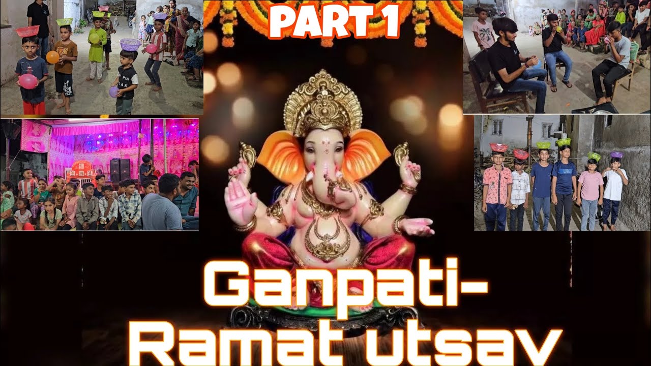🙏Ganpati- Ramat utsav🌟 sihor #trending #ramắt #music #ganpati #god #funny #food #upsc #utsav 