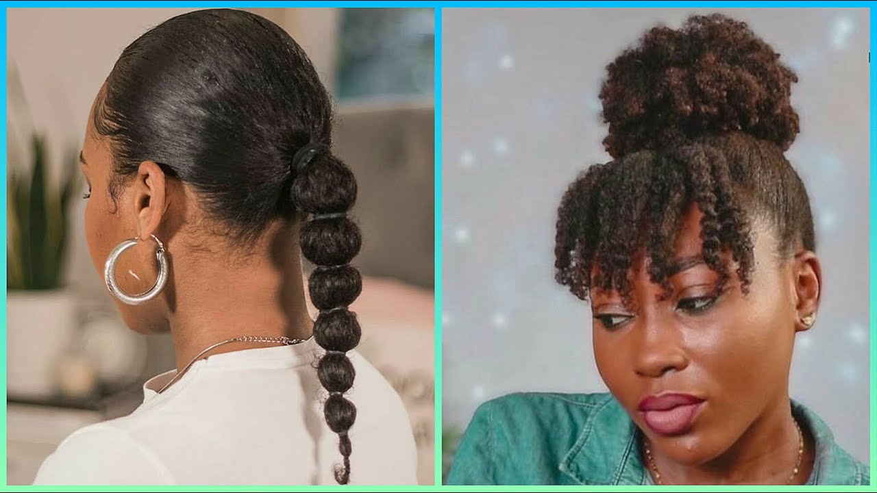🌸Cute 10 Minute Hairstyles for Natural Hair🌸 | GREAT FOR SCHOOL&WORK | Natural Hairstyles 2021
