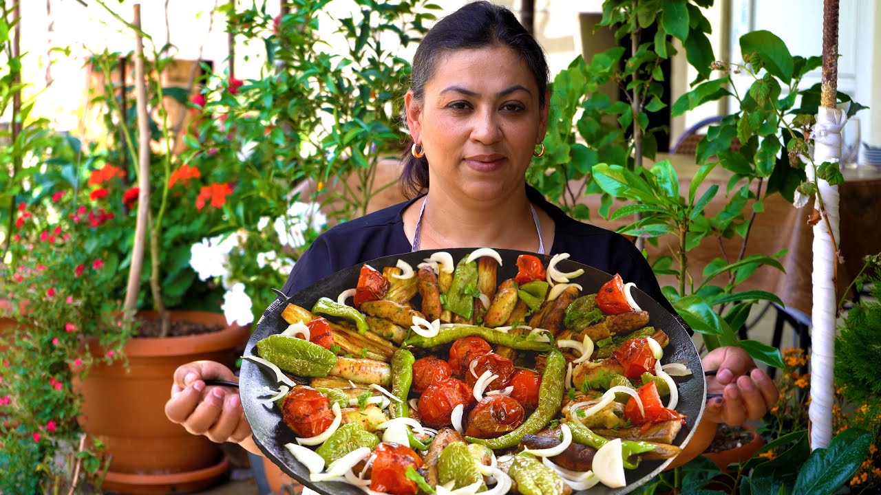 Summer Dishes Saj Ichi with Country Style Vegetables! Proper Tomato  Cultivation!