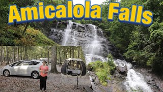 Amakola Falls North Georgia Only 30 minutes from Ellijay. Quick Day Trip to a Fun Waterfall Hike