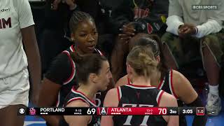 Portland Fire HISTORIC SHOOTING In WIN Over the Atlanta Dream | Full Game Highlights