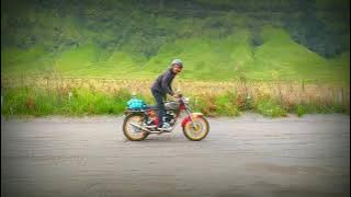 Story wa di bromo naik motor Cb joz