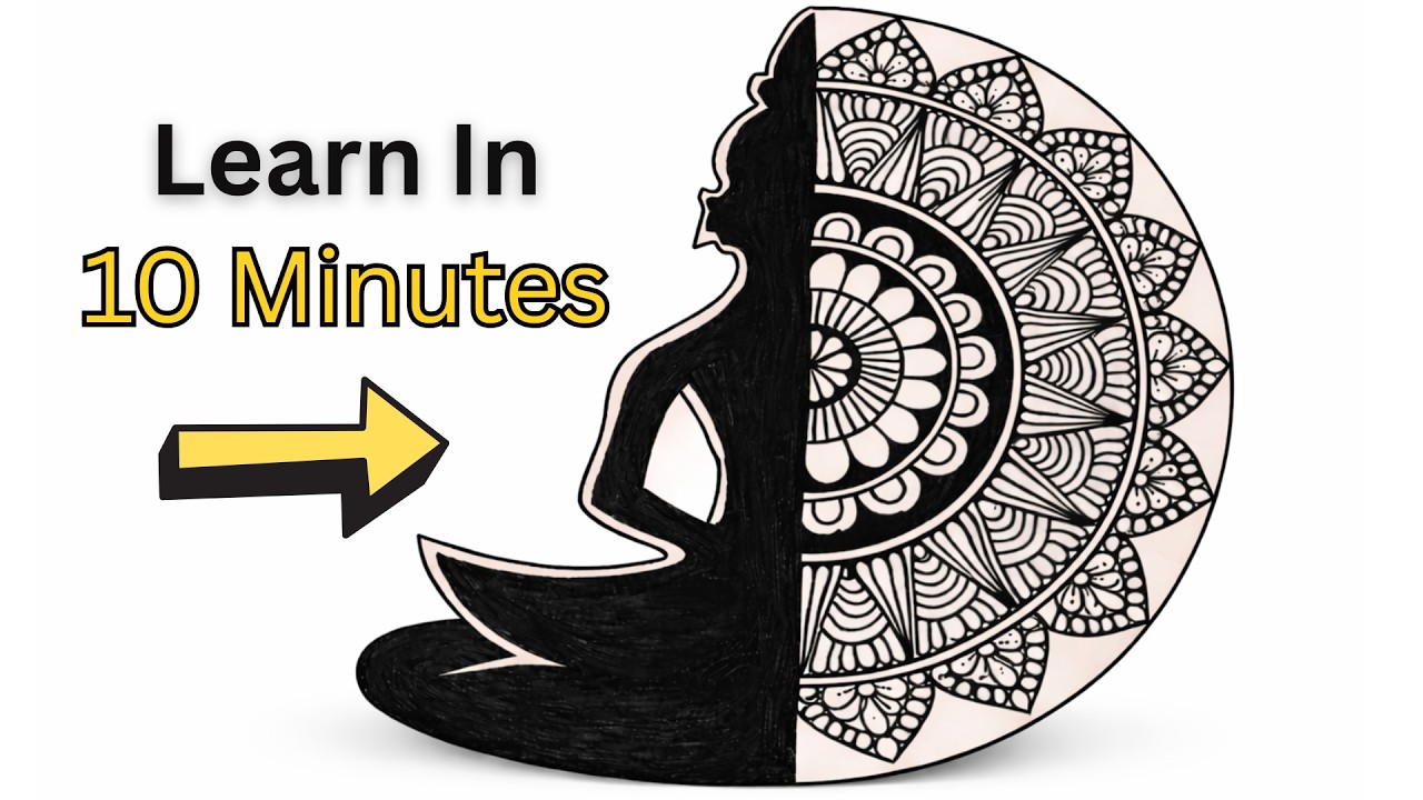 Learn In 10 Minutes Mandala Art