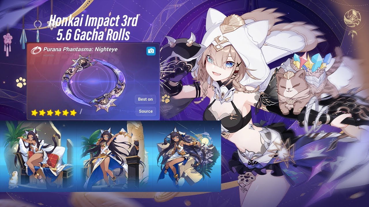 Pardofelis and Aponia in Gacha Club ! Honkai Impact 3rd