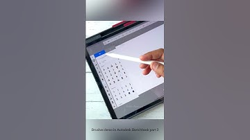 Brush demo in Autodesk Sketchbook part 3 #reels #short #ytshorts #viralvideos