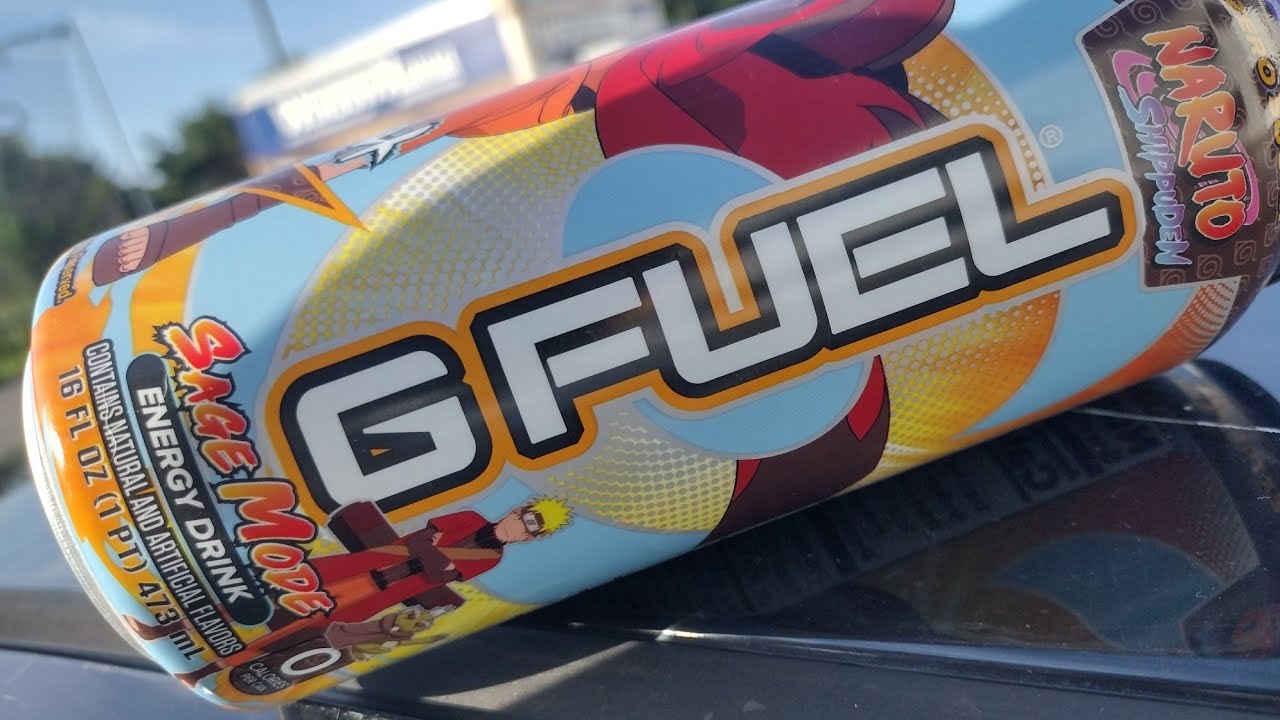 Limited Edition Naruto Shippuden Inspired Sage Mode Energy Drink by Gfuel Food / Drink Review