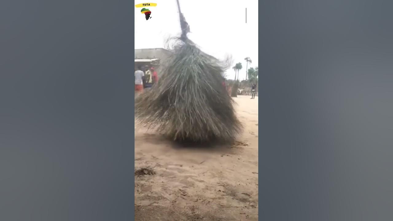Do you think this is cool or scary? (Zangbeto) #shorts #zangbeto