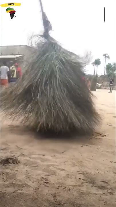 Do you think this is cool or scary? (Zangbeto) #shorts #zangbeto